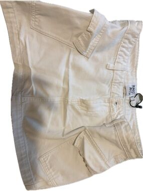 princess polly white jean skirt size 6 worn once